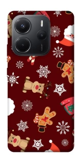 Чехол на Xiaomi Redmi Note 14 4G (Int. version) Новогодний v6 фото 1 из 1