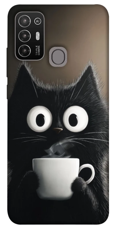 Чехол на ZTE Blade A52 morning cat фото 1 из 1