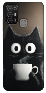 Чехол на ZTE Blade A52 morning cat фото 1 из 1