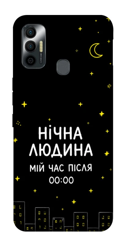 Чехол на TECNO Spark 7 Нічна людина фото 1 из 1