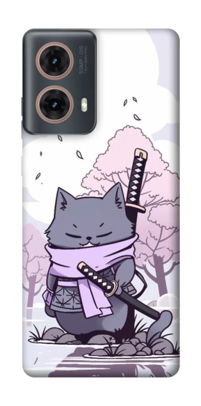 Чохол на Motorola Moto G85 Samurai cat фото 1 з 1