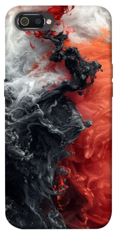 Чохол на Realme C2 Black and Red фото 1 з 1