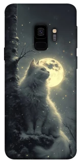 Чохол на Samsung Galaxy S9 Кіт під місяцем фото 1 з 1