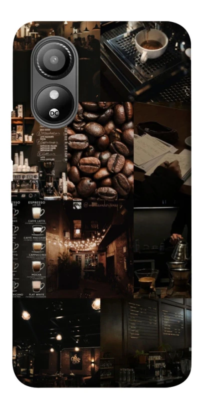 Чохол на ZTE Blade L220 Coffee collage ver.1 фото 1 з 1