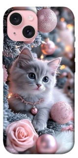 Чохол на Apple iPhone 15 (6.1") Christmas Kitty фото 1 з 1