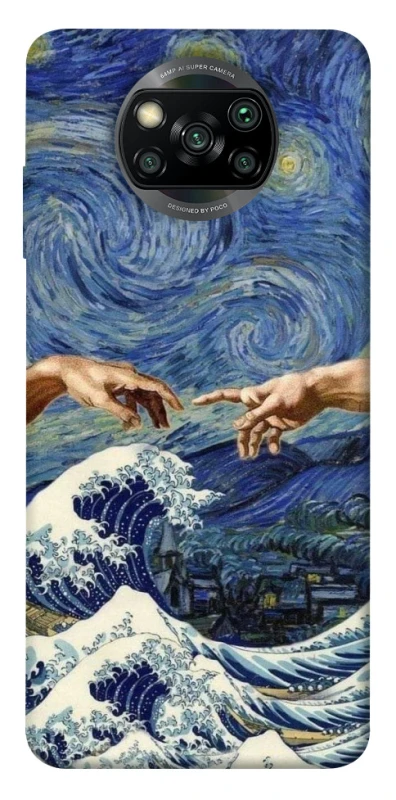 Чехол на Xiaomi Poco X3 NFC / Poco X3 Pro Art collage ver.7 фото 1 из 1