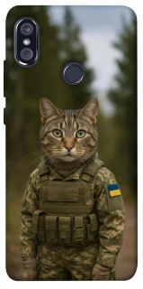 Чехол на Xiaomi Redmi Note 5 Pro / Note 5 (AI Dual Camera) Кот защитник фото 1 из 1