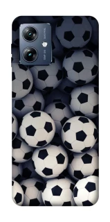 Чехол на Motorola Moto G54 Power Футбольные мячи фото 1 из 1
