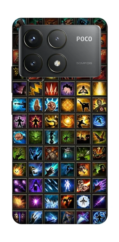 Чохол на Xiaomi Poco F6 Pro Abilities menu ver.3 фото 1 з 1