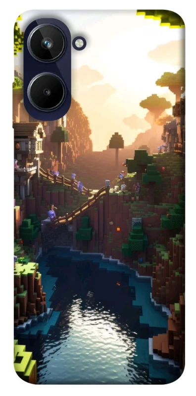 Чохол на Realme 10 4G Minecraft sunset фото 1 з 1