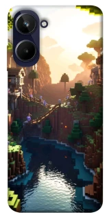 Чехол на Realme 10 4G Minecraft sunset фото 1 из 1