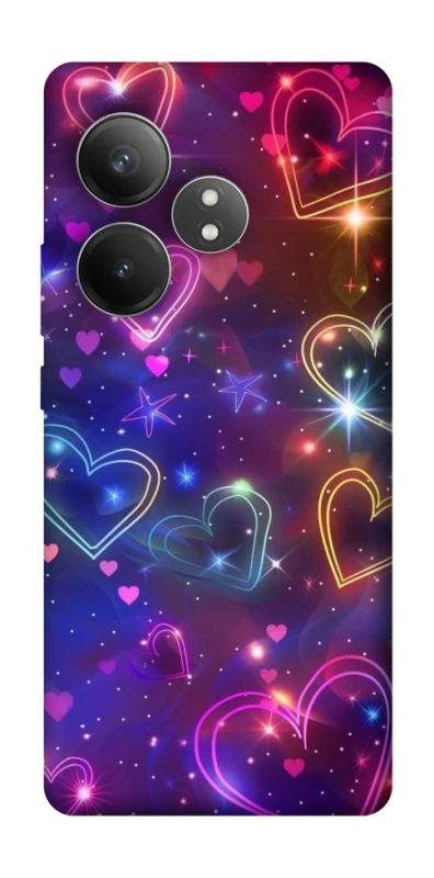 Чохол на Realme GT Neo 6 SE Drawn hearts фото 1 з 1
