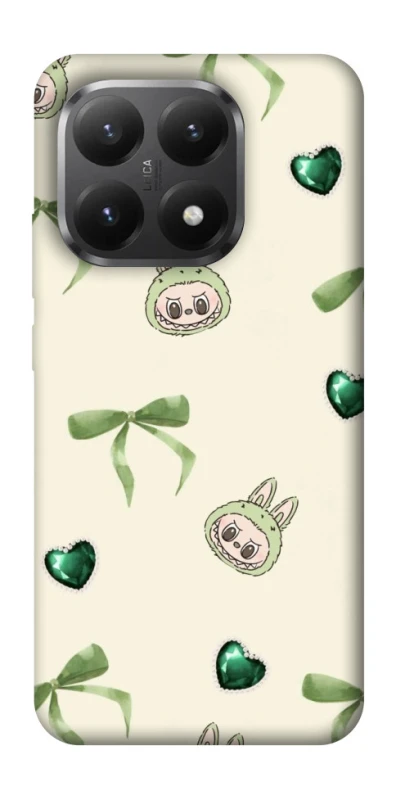 Чохол на Xiaomi 15T Labubu Green Heart фото 1 з 1