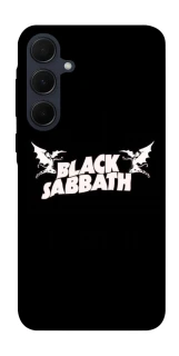 Чехол на Samsung Galaxy A55 Black Sabbath logo ver.2 фото 1 из 1