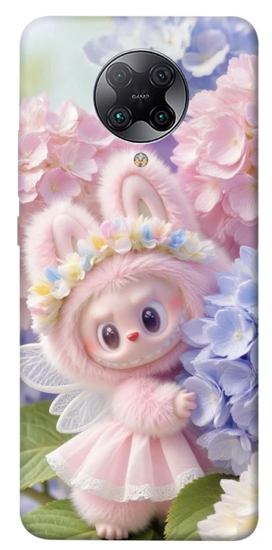 Чехол на Xiaomi Redmi K30 Pro / Poco F2 Pro Labubu & Flowers ver.1 фото 1 из 1