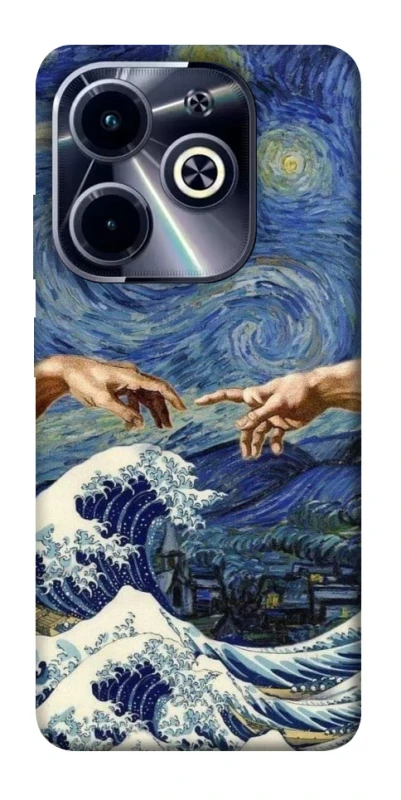 Чохол на Infinix Hot 40i Art collage ver.7 фото 1 з 1