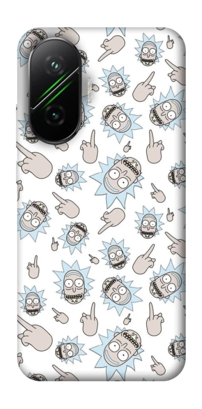 Чехол на Xiaomi Poco F7 Rick and Morty style фото 1 из 1