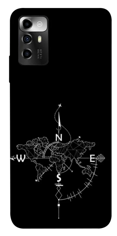 Чехол на ZTE Blade A72 Travel Map фото 1 из 1