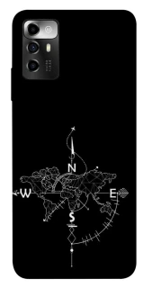 Чехол на ZTE Blade A72 Travel Map фото 1 из 1