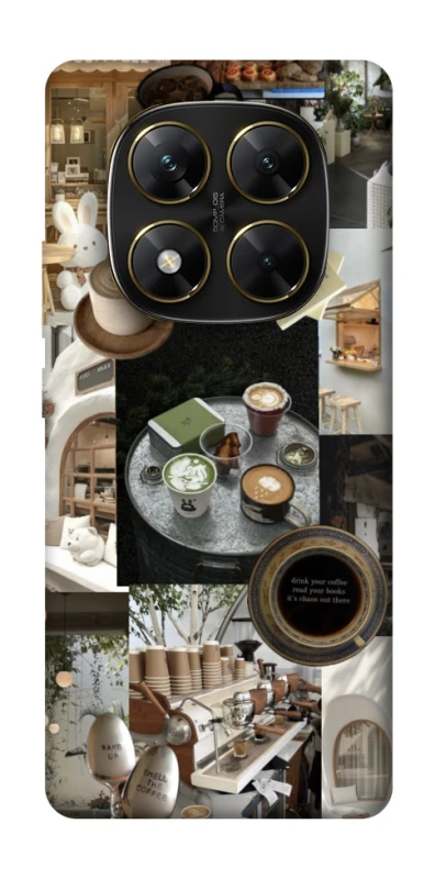 Чохол на Xiaomi Poco X7 Coffee collage ver.4 фото 1 з 1