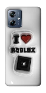 Чохол на Motorola Moto G54 Power I love Roblox фото 1 з 1