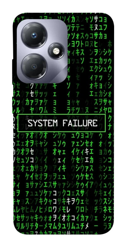 Чохол на Infinix Hot 30 Play Matrix system failure фото 1 з 1