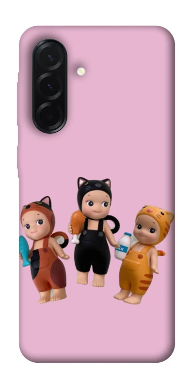 Чохол на Samsung Galaxy A37 5G Cat Cafe Trio фото 1 з 1