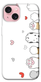 Чехол на Apple iPhone 15 (6.1") Paws фото 1 из 1
