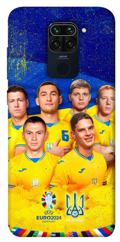 Чохол на Xiaomi Redmi Note 9 / Redmi 10X Збірна України v2 фото 1 з 1
