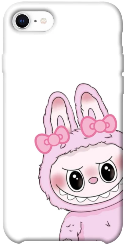 Чехол на Apple iPhone SE (2020) Labubu White фото 1 из 1