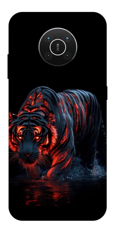 Чехол на Nokia X10 / X20 fire tiger фото 1 из 1
