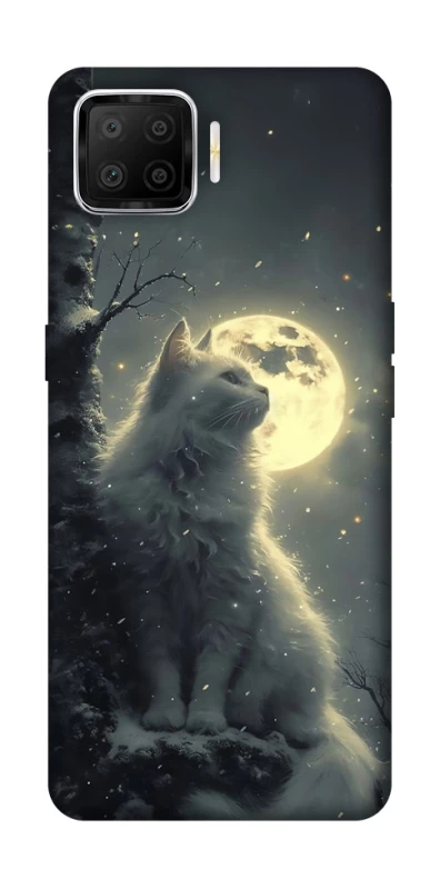 Чехол на Oppo A73 (2017) Кот под луной фото 1 из 1