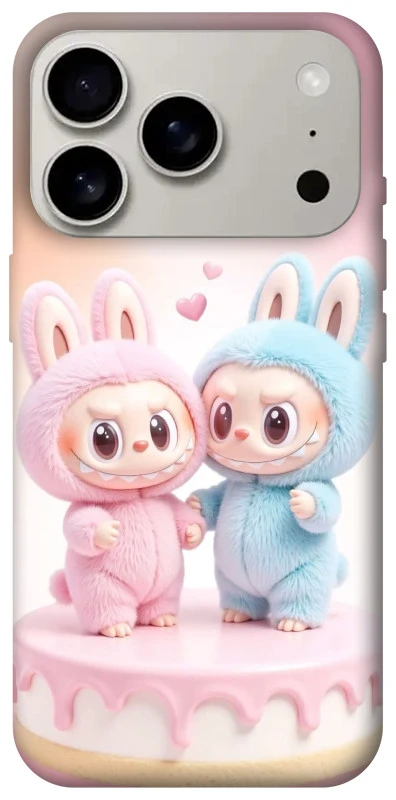 Чехол на Apple iPhone 17 Pro (6.3") Labubu Twins фото 1 из 1