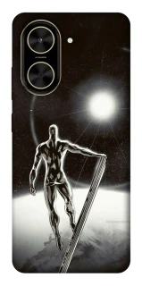 Чохол на Xiaomi Poco C71 Срібний серфер фото 1 з 1