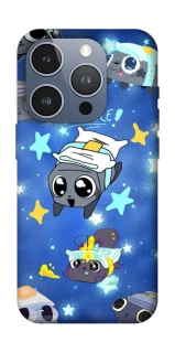 Чехол на Apple iPhone 16 Pro Pebble kitten stars фото 1 из 1