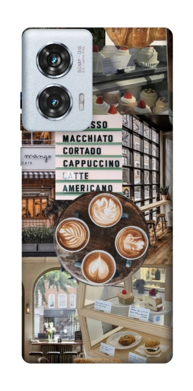Чехол на Motorola Edge 50 Fusion Coffee collage ver.5 фото 1 из 1