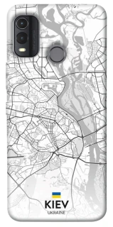 Чехол на Nokia G11 Plus Kiev white map фото 1 из 1