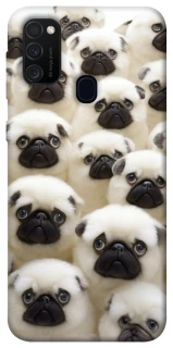 Чехол на Samsung Galaxy M21 Doggy Pug Love фото 1 из 1