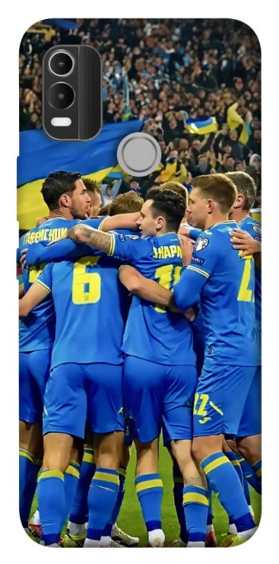 Чехол на Nokia C21 Plus Сборная Украины v3 фото 1 из 1