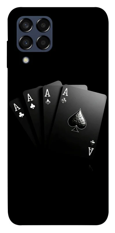 Чохол на Samsung Galaxy M33 5G Black Cards фото 1 з 1