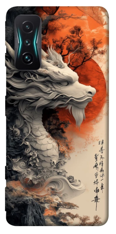 Чохол на Xiaomi Redmi K50 Gaming white dragon фото 1 з 1