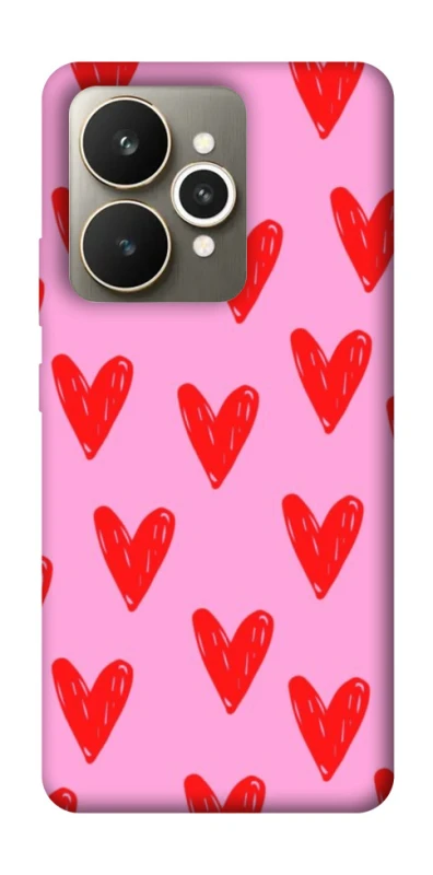 Чохол на Realme 15 Red hearts 2 фото 1 з 1