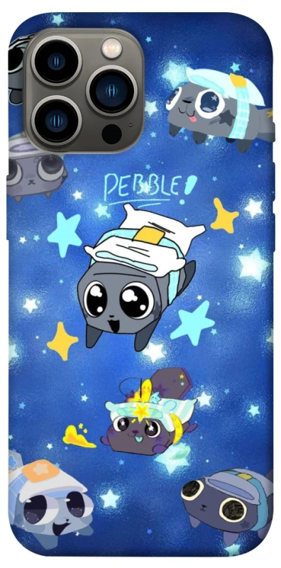 Чехол на Apple iPhone 12 Pro Max (6.7") Pebble kitten stars фото 1 из 1