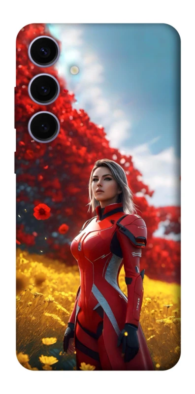 Чехол на Samsung Galaxy S25+ Cyber space girl ver.5 фото 1 из 1