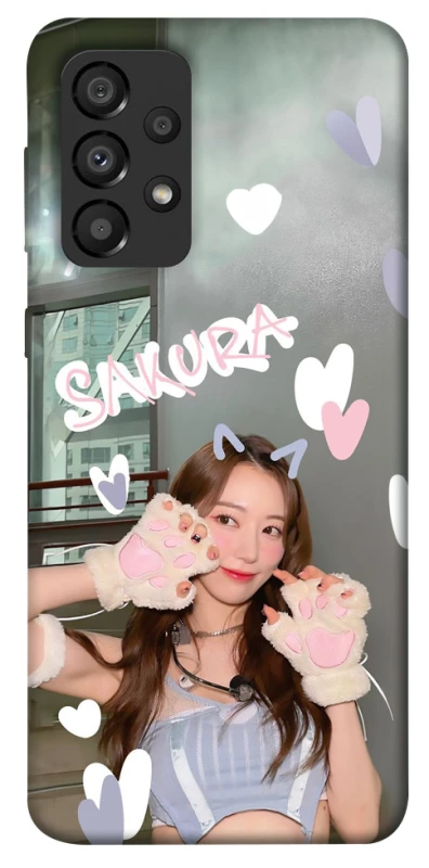 Чехол на Samsung Galaxy A33 5G Sakura - LE SSERAFIM фото 1 из 1