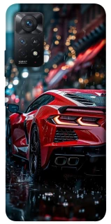 Чехол на Xiaomi Redmi Note 12 Pro 4G Red sports car фото 1 из 1