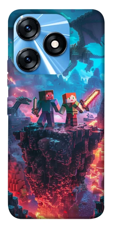 Чохол на TECNO Spark 10 Minecraft v3 фото 1 з 1