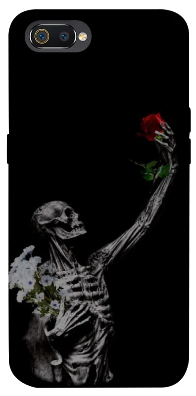 Чехол на Realme C2 Skeleton vs Rose фото 1 из 1