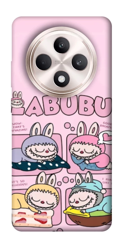 Чохол на Oppo Reno 12 F 4G/5G Labubu Dreams Collage фото 1 з 1