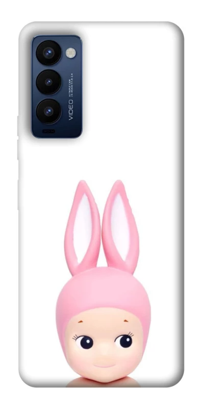 Чехол на TECNO Camon 18 Pro Minimal Bunny Peek фото 1 из 1